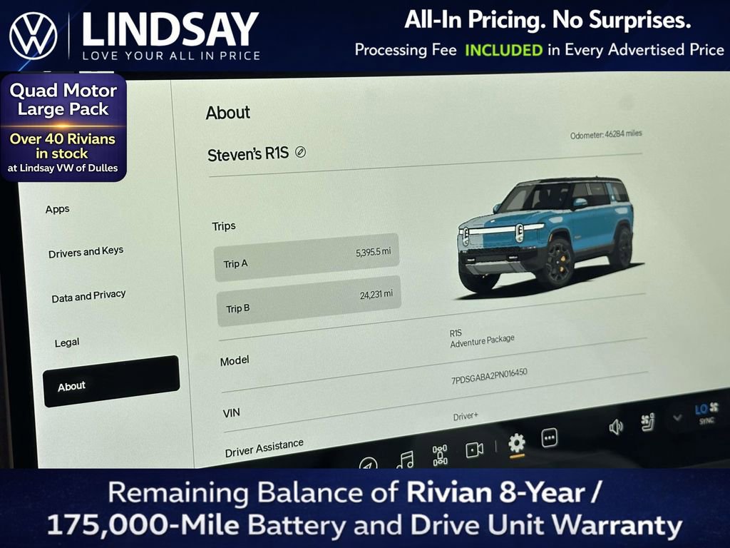Used 2023 Rivian R1S Adventure AWD/4WD image 24