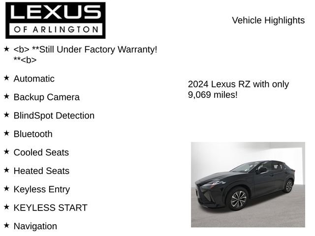 Used 2024 Lexus RZ 300e Premium w/ Technology Package image 8