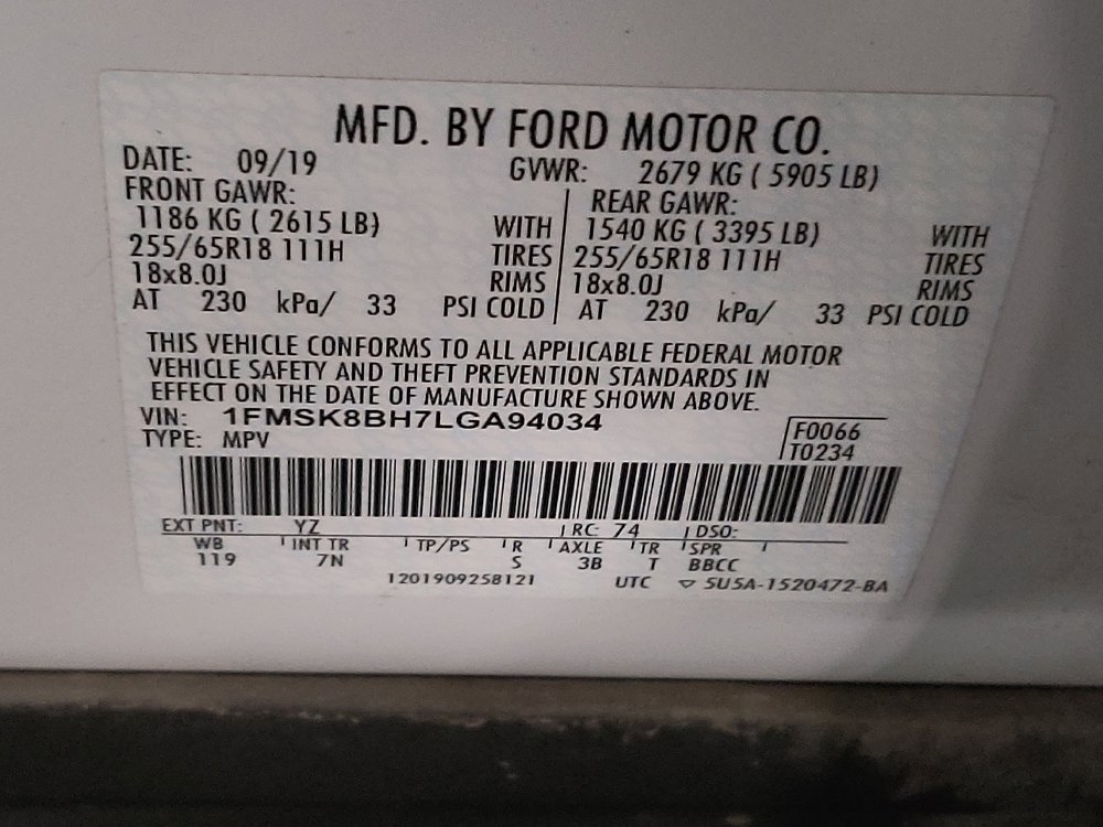 Used 2020 Ford Explorer 4WD image 33