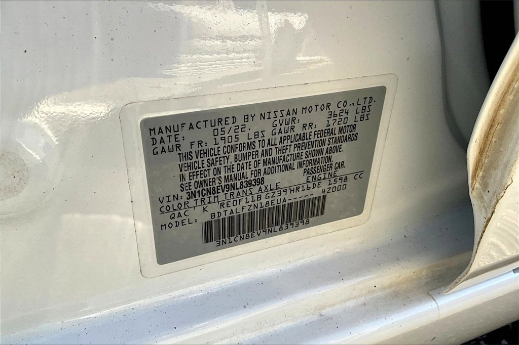 Used 2022 Nissan Versa SV image 17