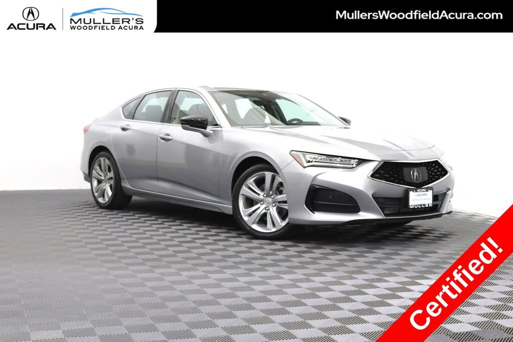Certified 2021 Acura TLX w/ Technology Package AWD/4WD image 1