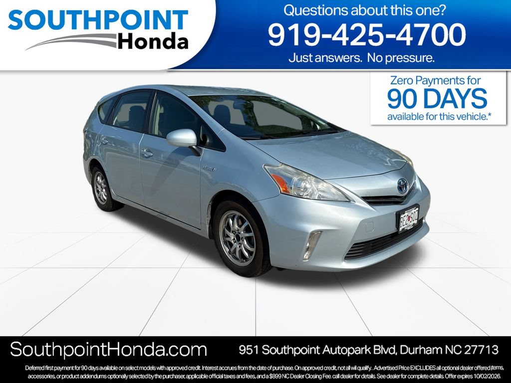 Used 2012 Toyota Prius V Three