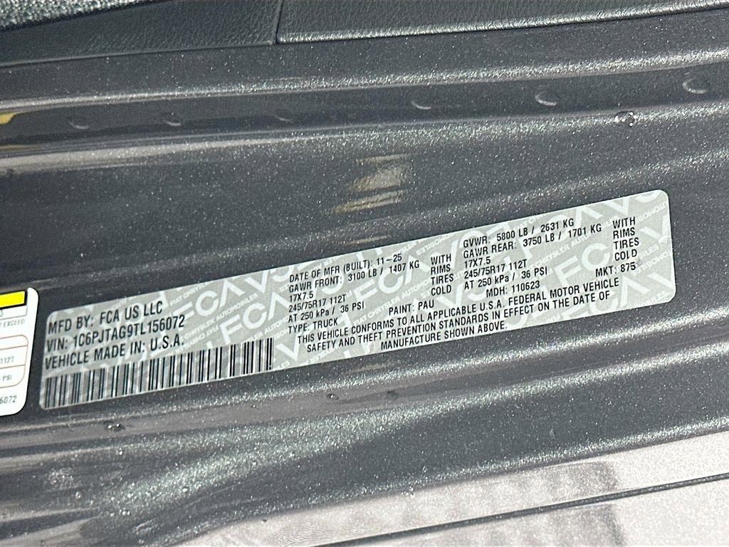 New 2026 Jeep Gladiator Sport image 19