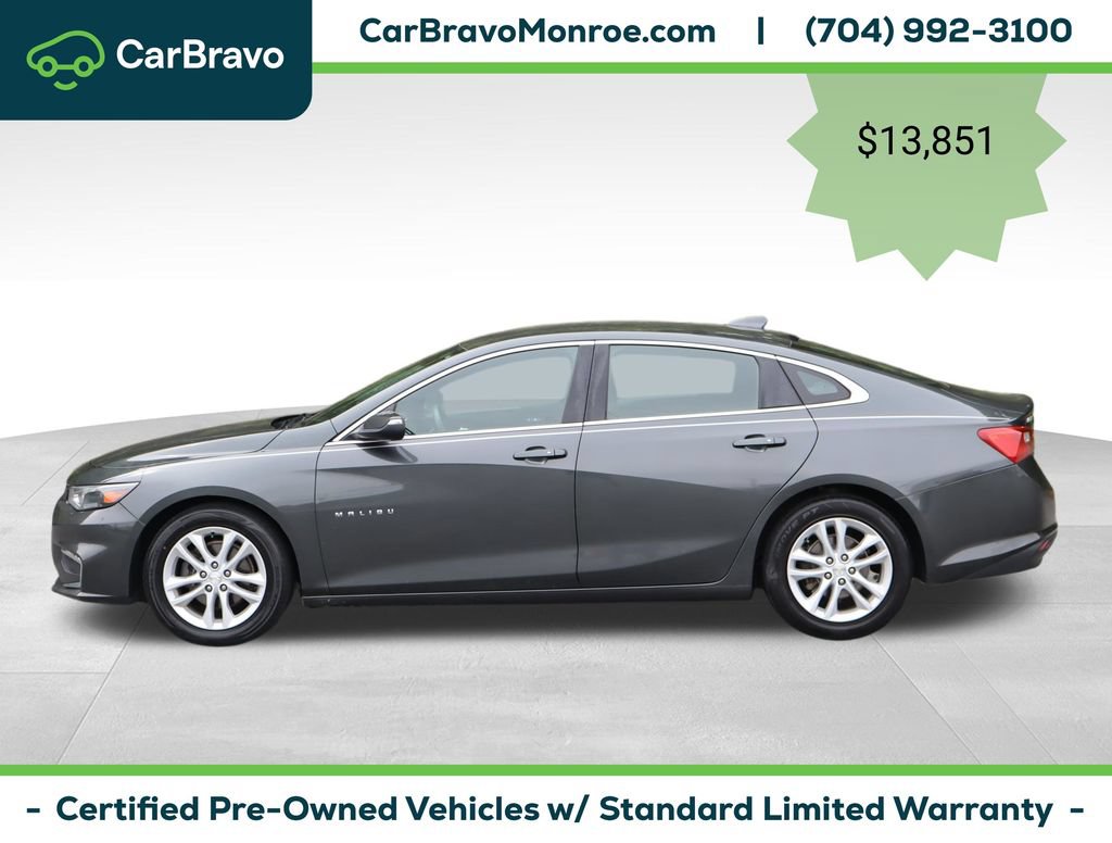 Certified 2017 Chevrolet Malibu LT FWD image 2