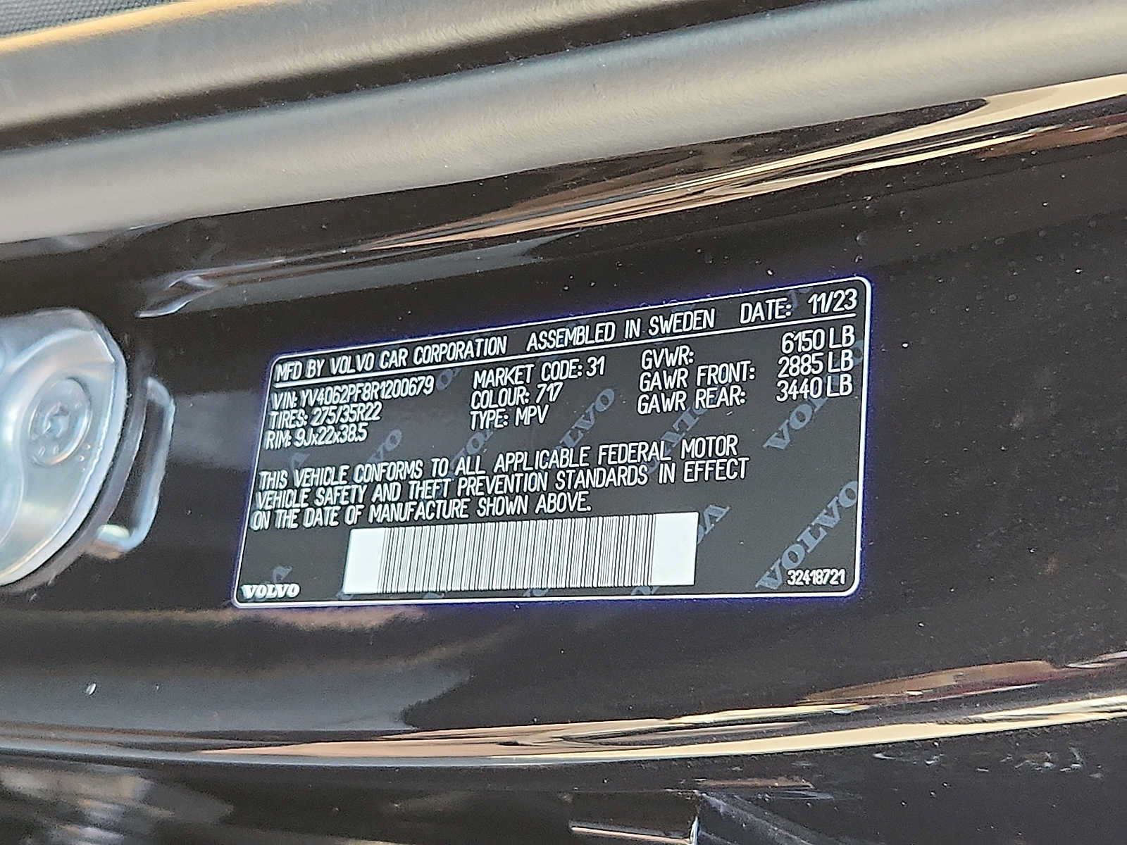 Certified 2024 Volvo XC90 B6 Ultimate w/ Protection Package AWD/4WD image 26