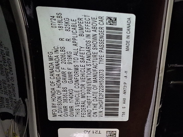 Used 2025 Honda Civic LX image 34