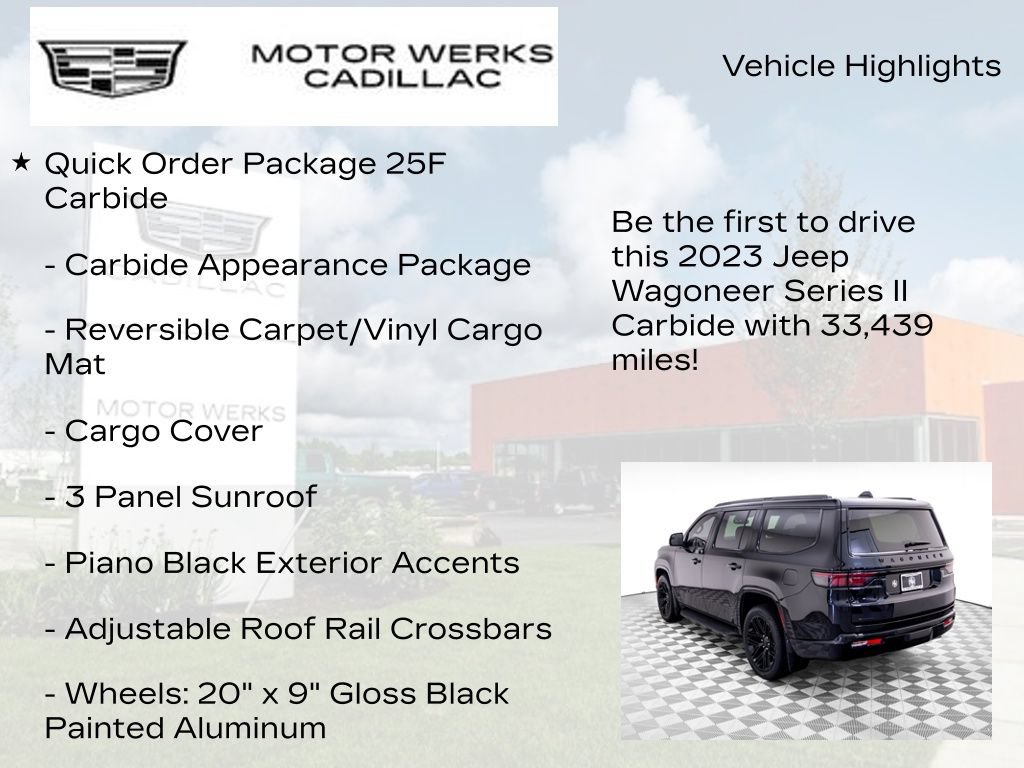 Used 2023 Jeep Wagoneer Series II w/ Convenience Group I AWD/4WD image 13