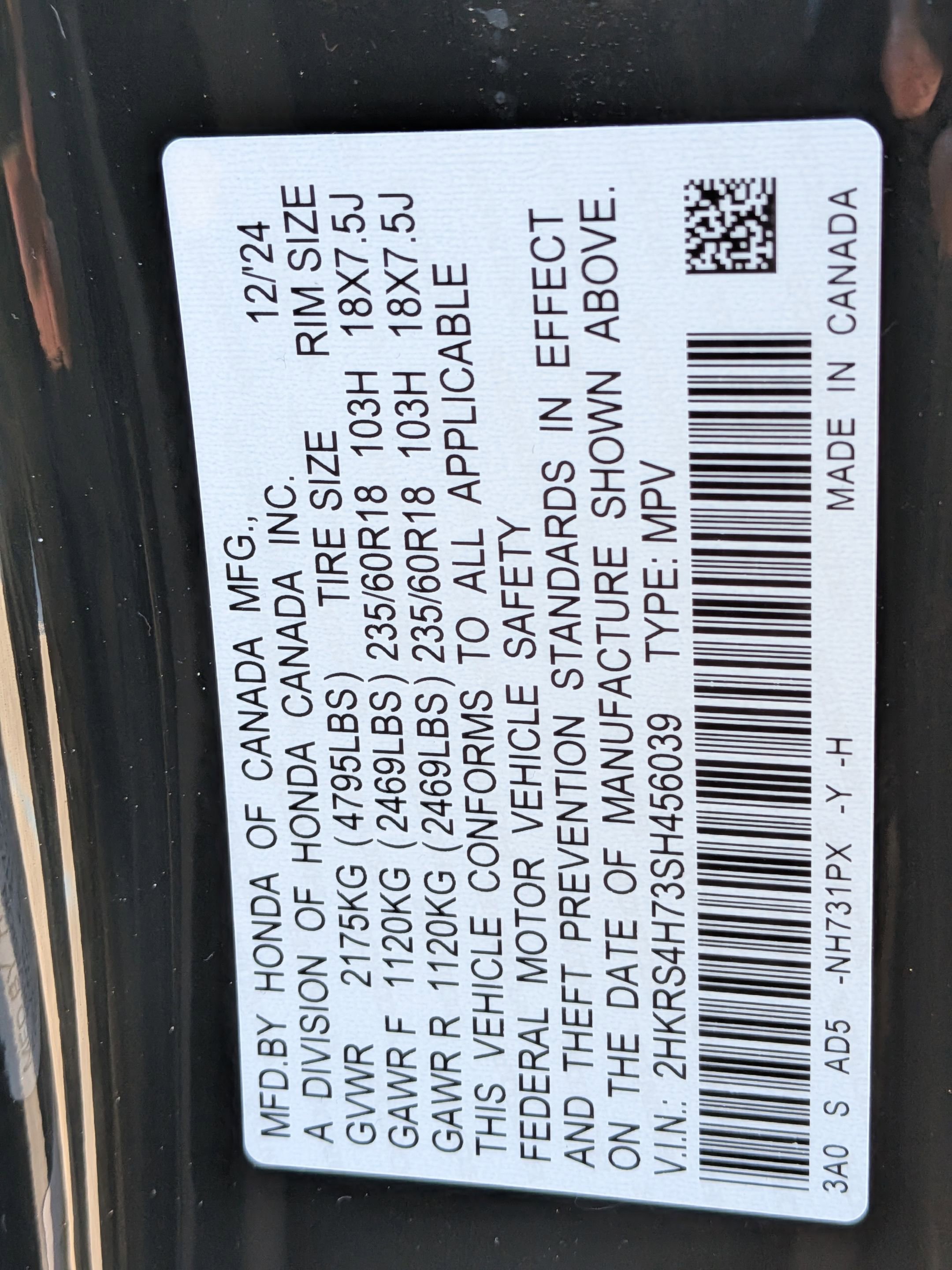 Certified 2025 Honda CR-V EX-L image 34