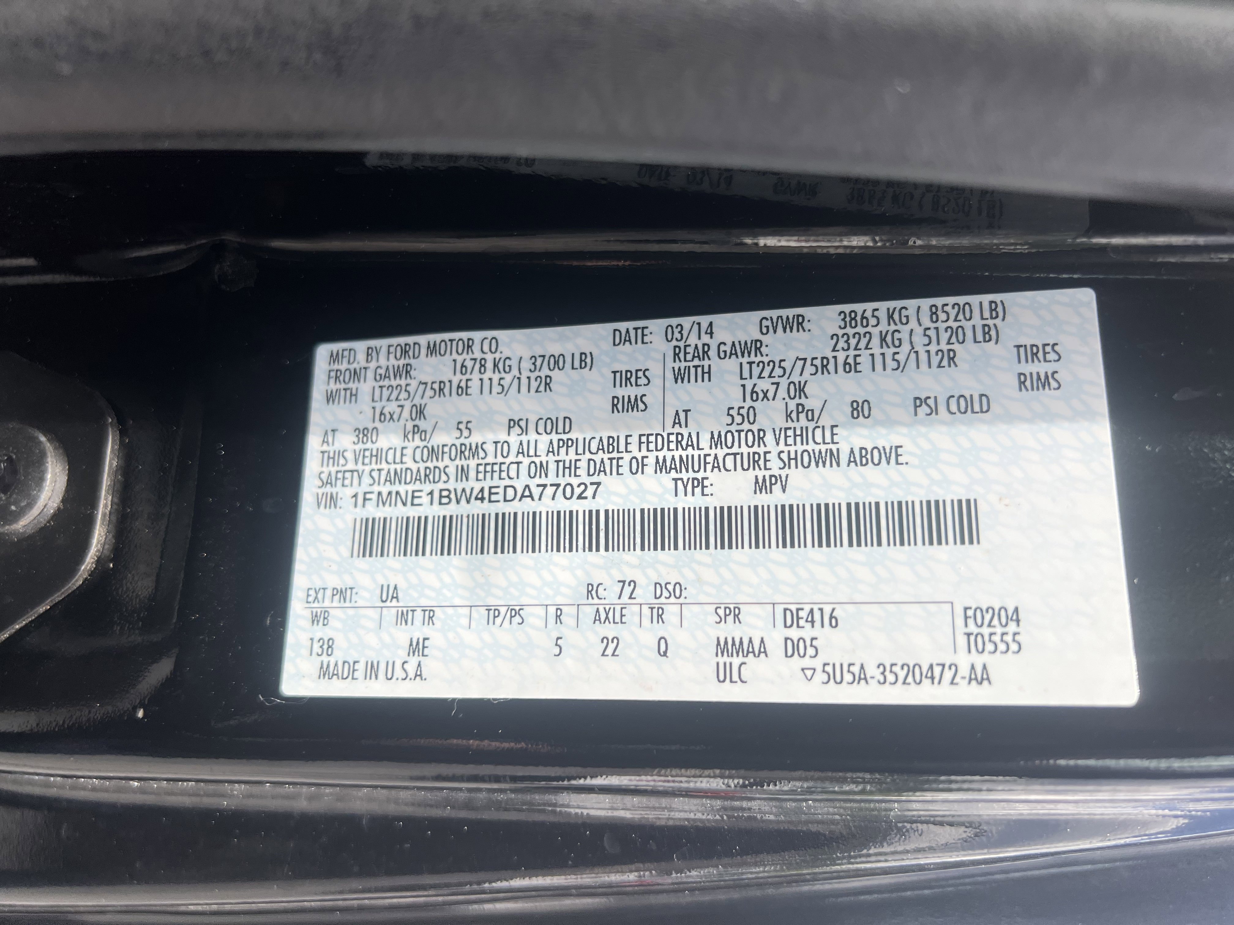 Used 2014 Ford E-150 and Econoline 150 Wagon RWD image 14