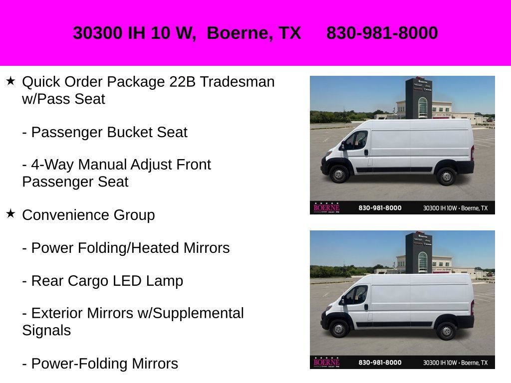 Used 2025 RAM ProMaster 2500 w/ Convenience Group FWD image 10