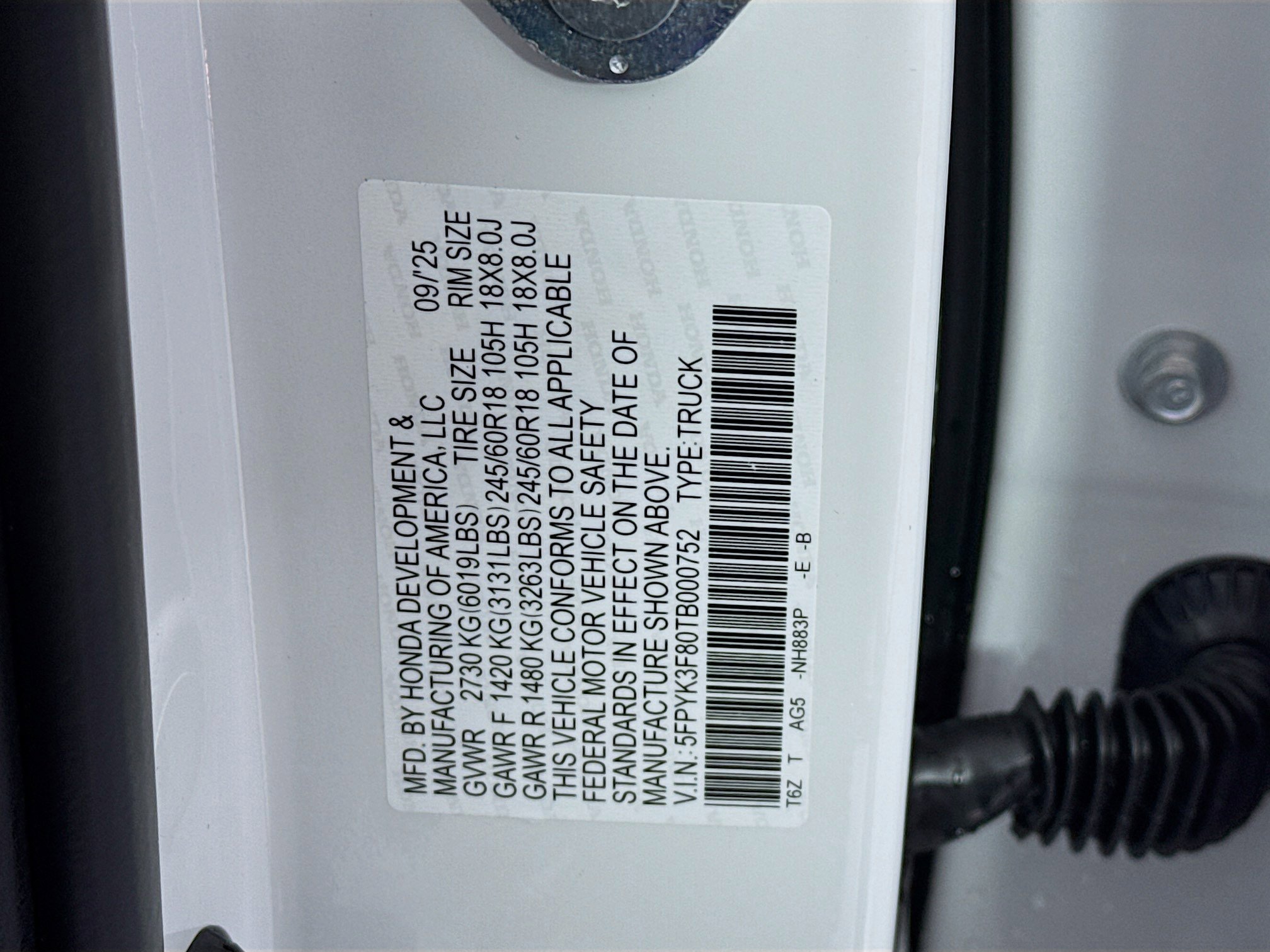 New 2026 Honda Ridgeline Black Edition image 33