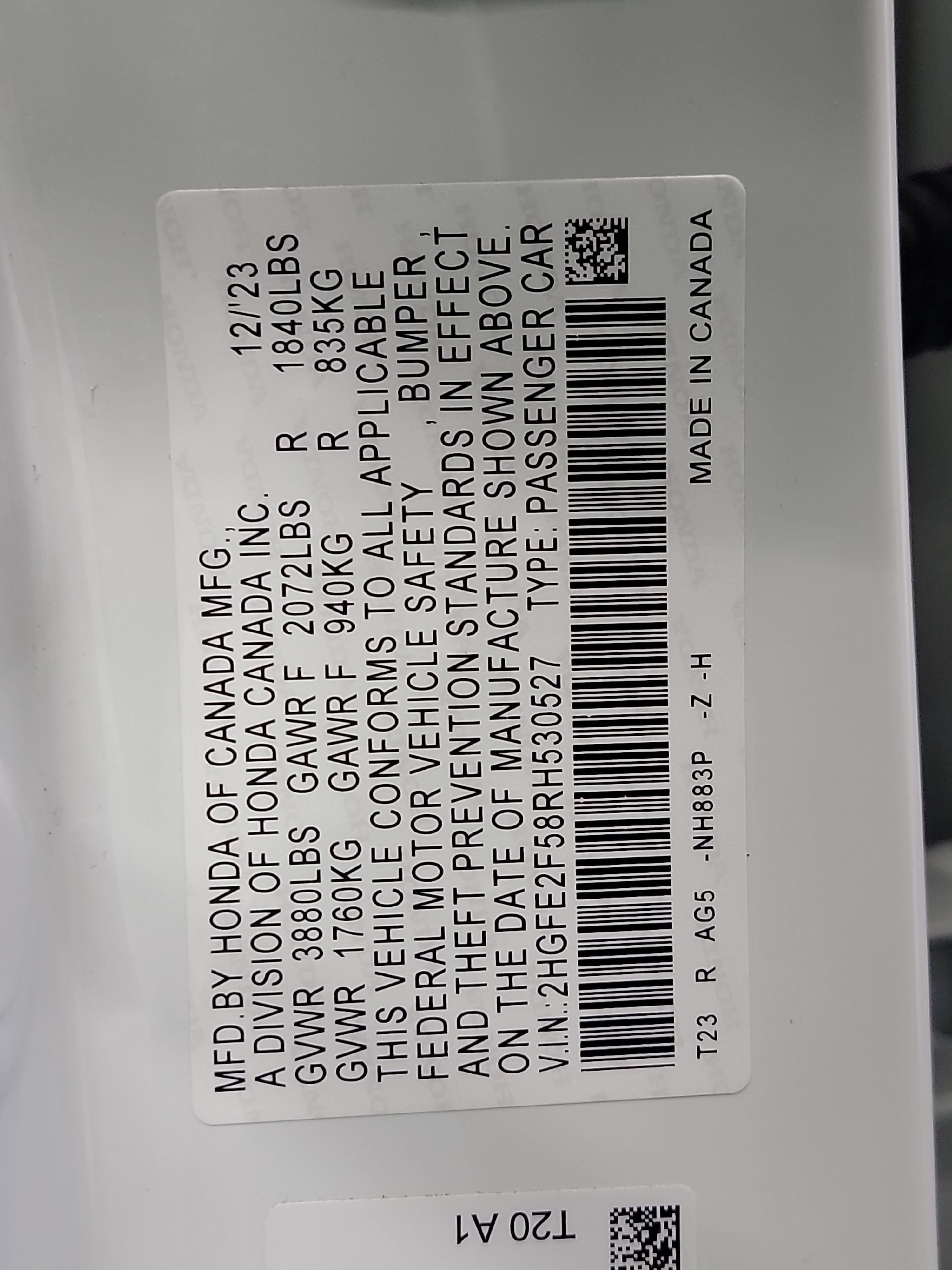 Used 2024 Honda Civic Sport image 32