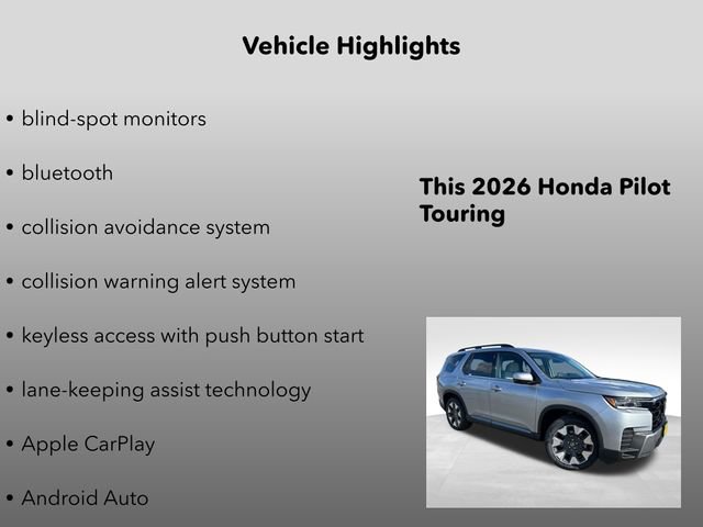 New 2026 Honda Pilot Touring image 10