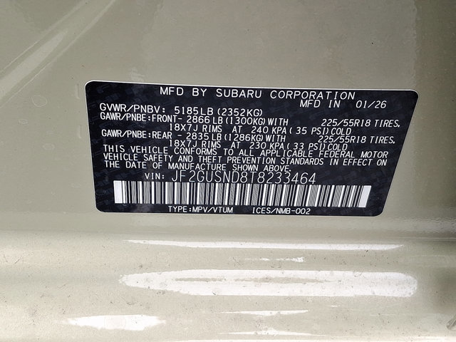 New 2026 Subaru Crosstrek 2.5i Limited image 19