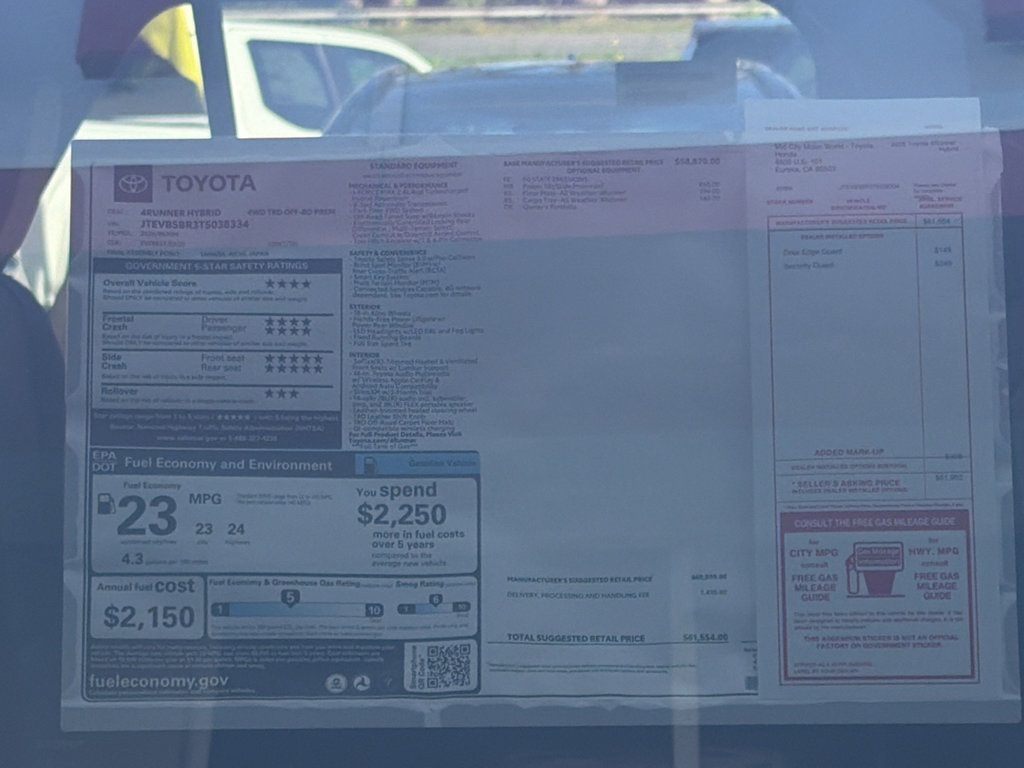 New 2026 Toyota 4Runner TRD Off-Road Premium image 27