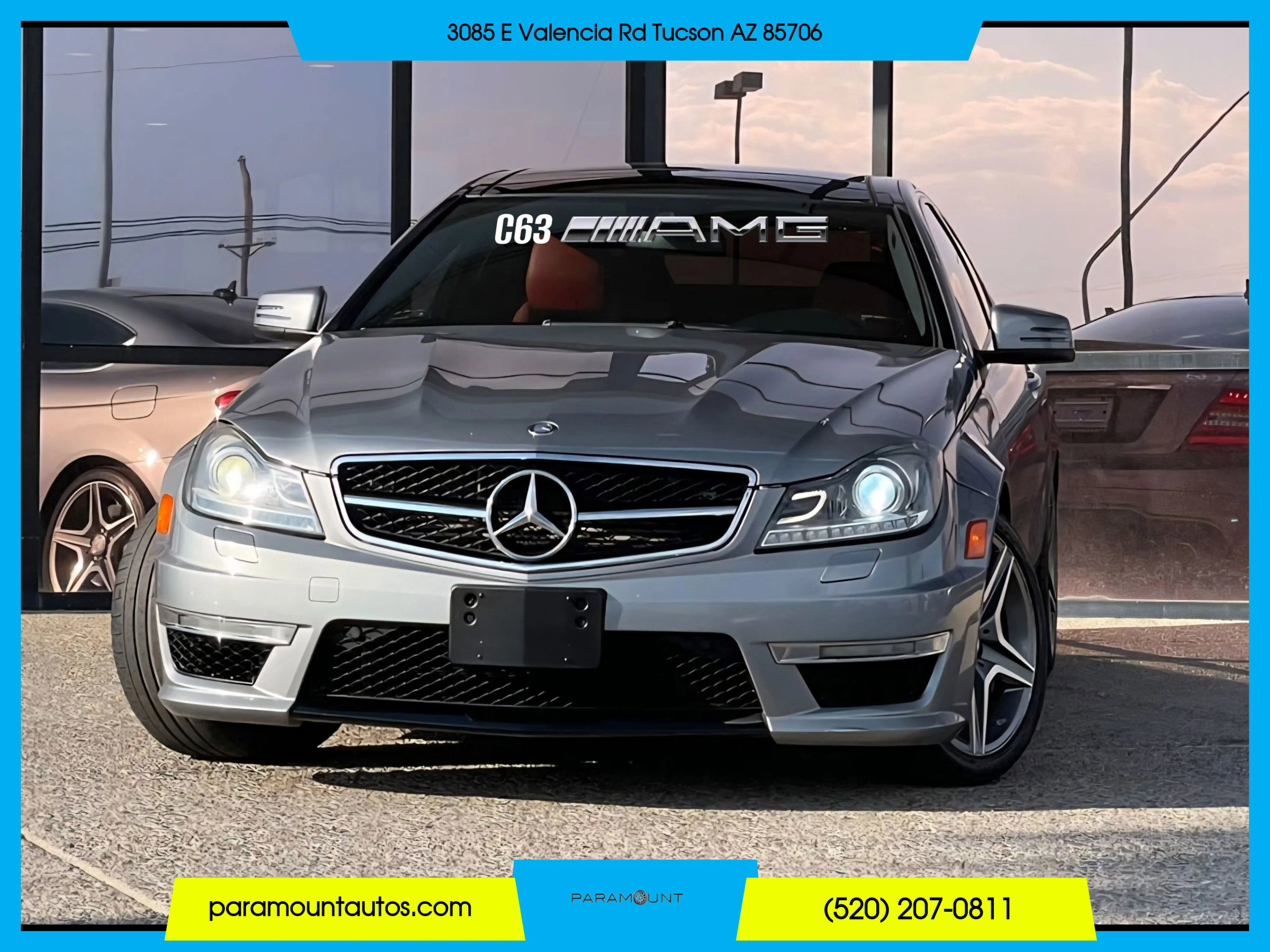 Used 2012 Mercedes-Benz C 63 AMG Coupe w/ Lighting Pkg