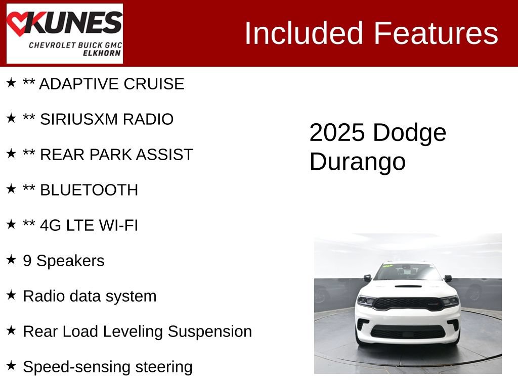 Used 2025 Dodge Durango R/T AWD/4WD image 3