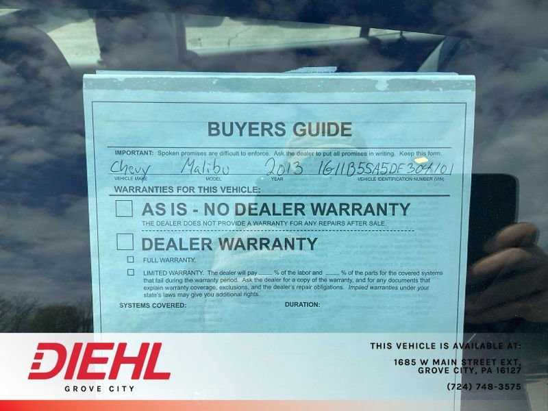 Used 2013 Chevrolet Malibu LS image 10