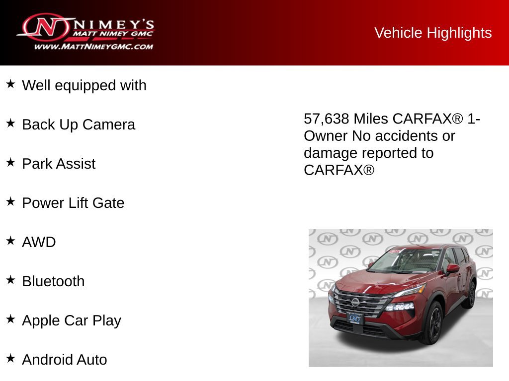 Used 2025 Nissan Rogue SV AWD/4WD image 5