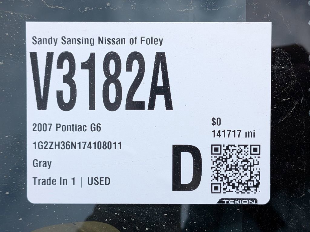 Used 2007 Pontiac G6 GT w/ Premium Package image 10