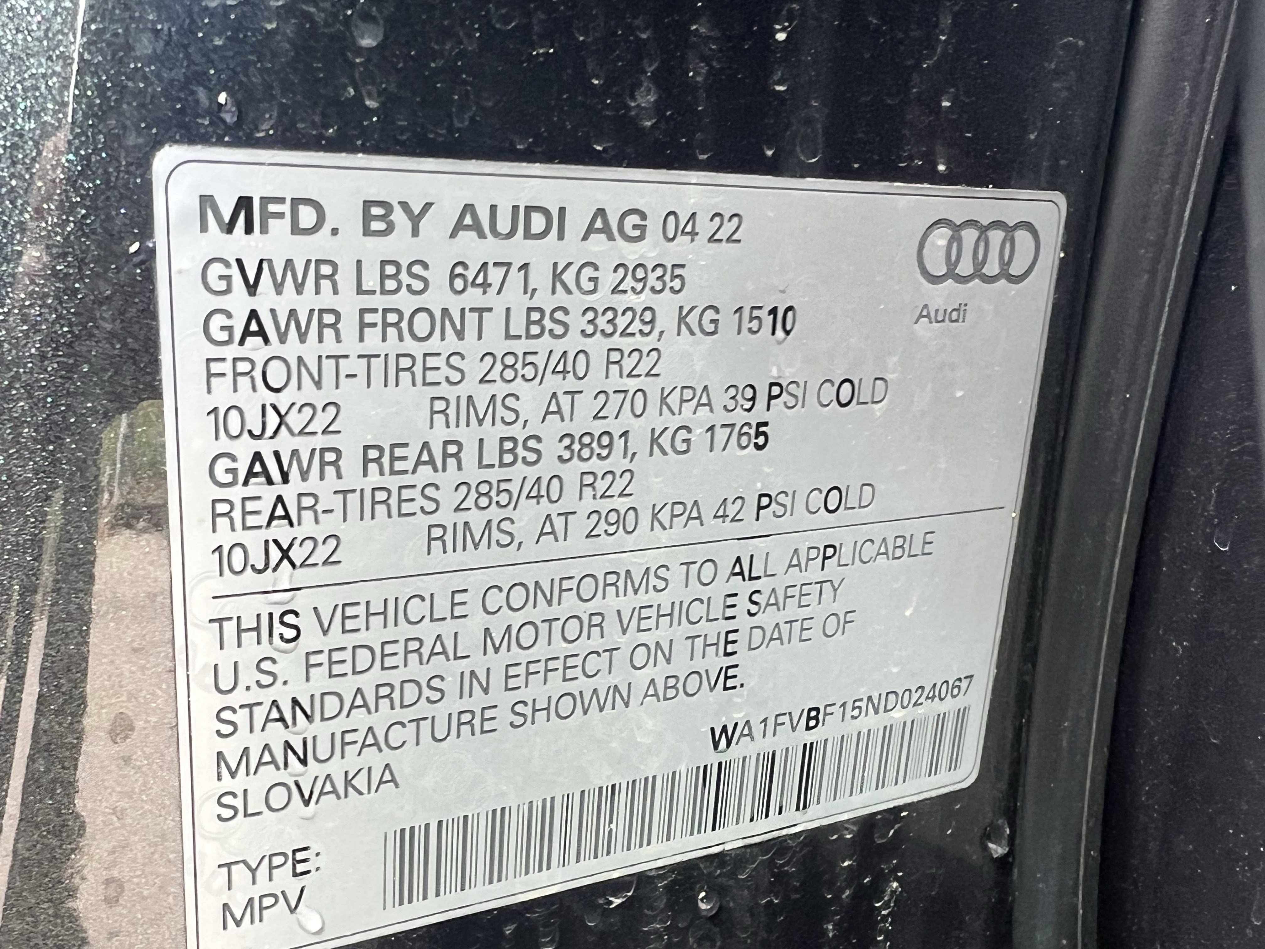 Used 2022 Audi Q8 Prestige AWD/4WD image 37