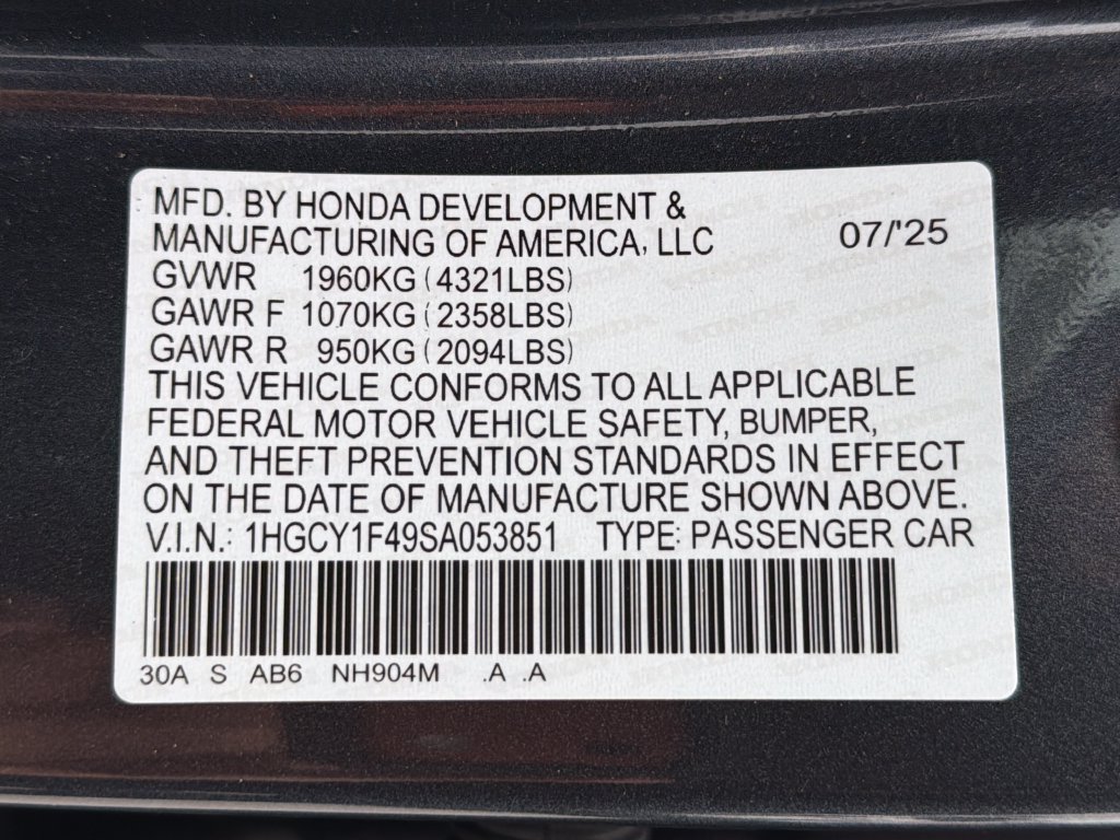 Used 2025 Honda Accord SE image 50