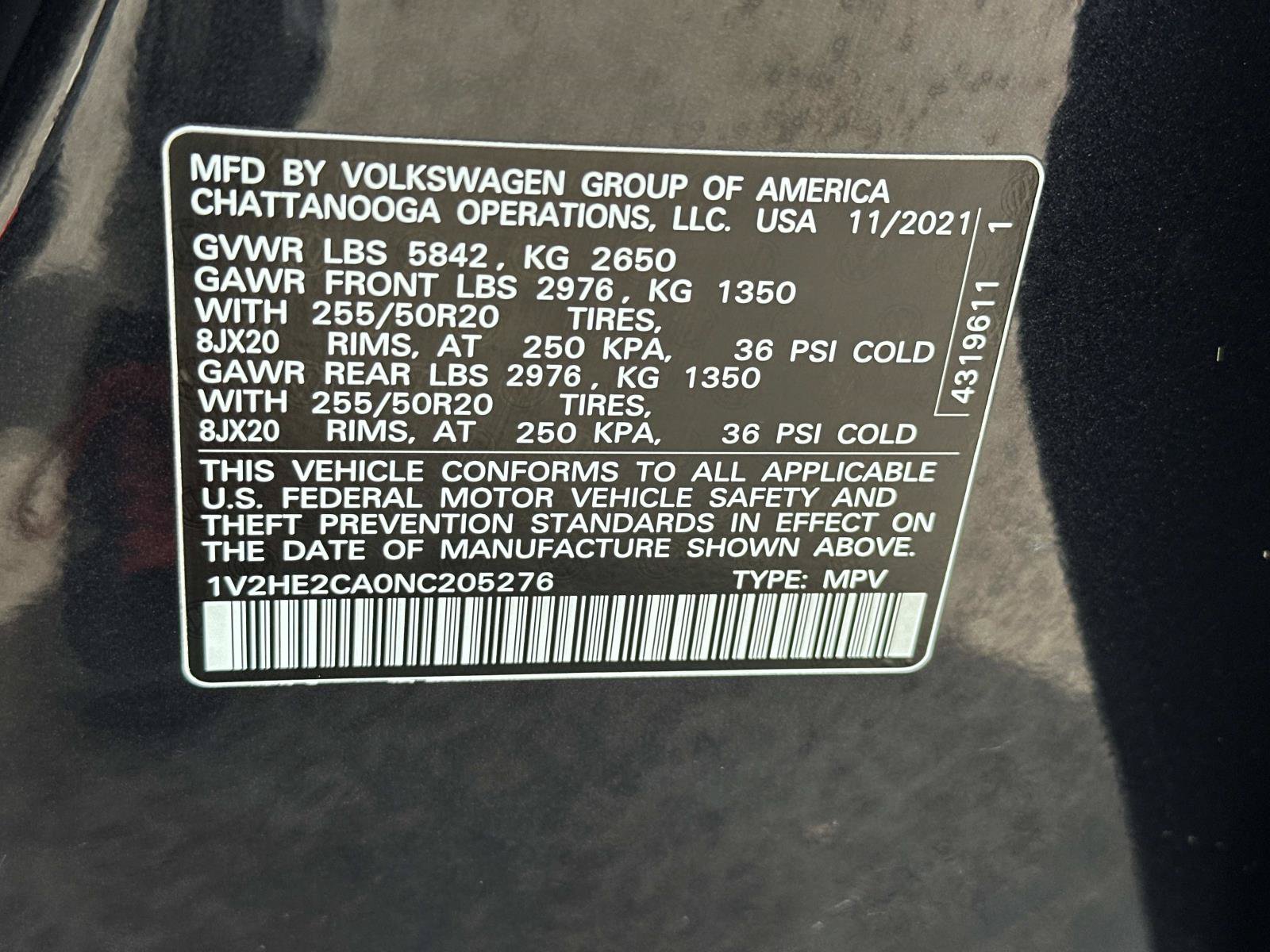 Used 2022 Volkswagen Atlas Cross Sport SE AWD/4WD image 17