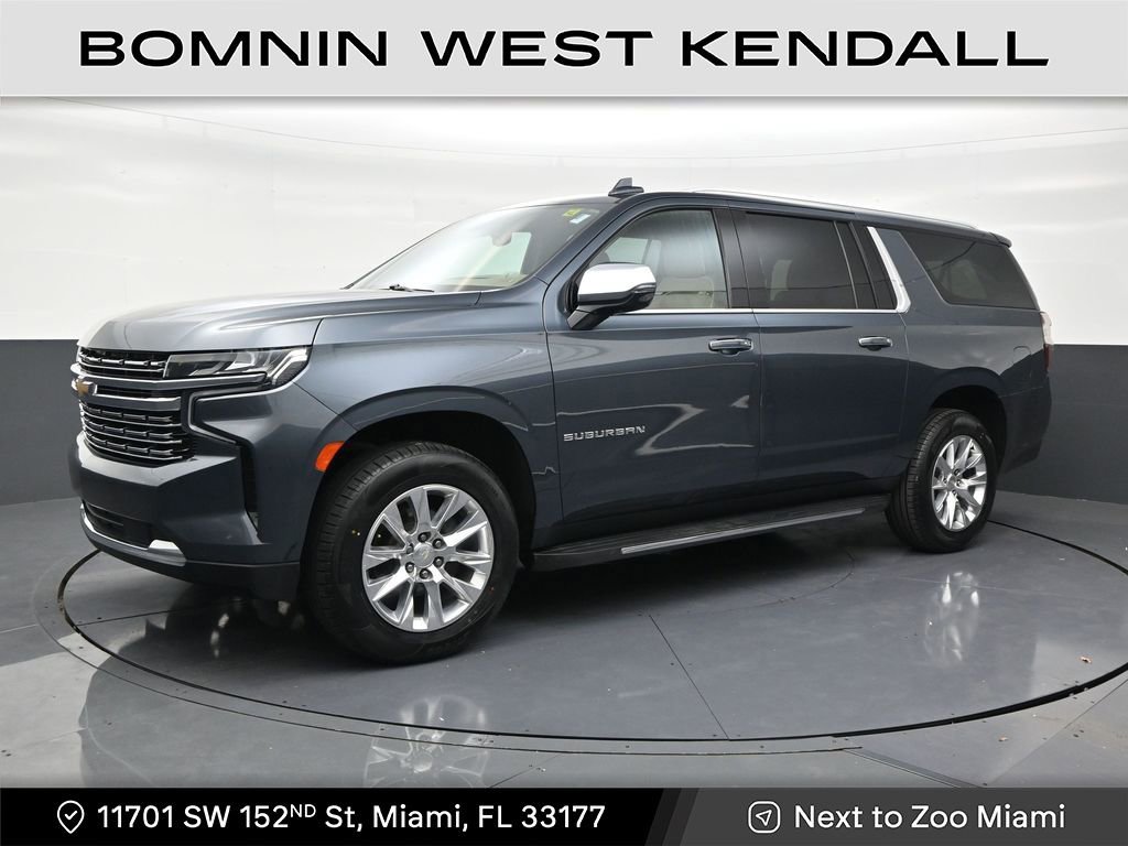 Used 2021 Chevrolet Suburban Premier w/ Premium Package RWD image 1
