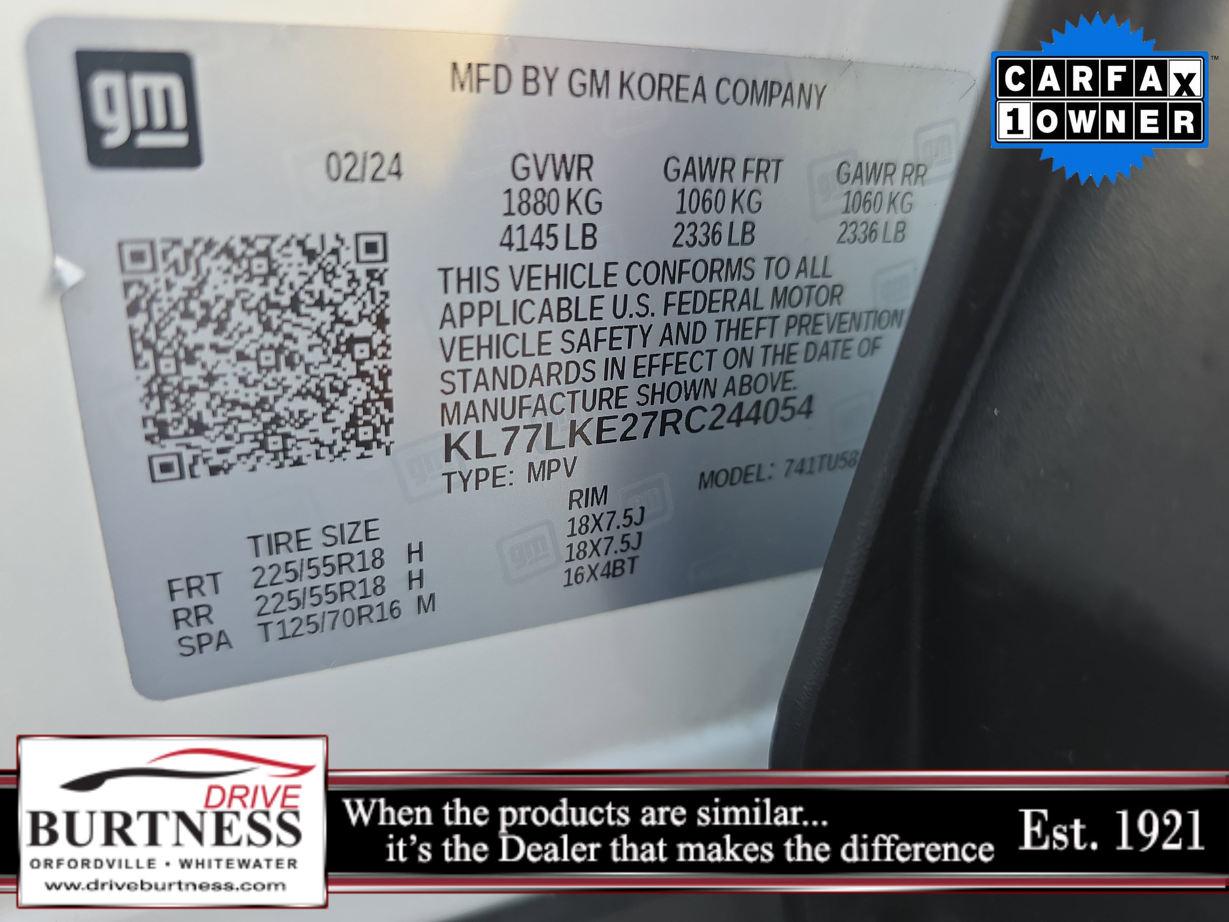 Certified 2024 Chevrolet Trax ACTIV w/ Driver Confidence Package image 30