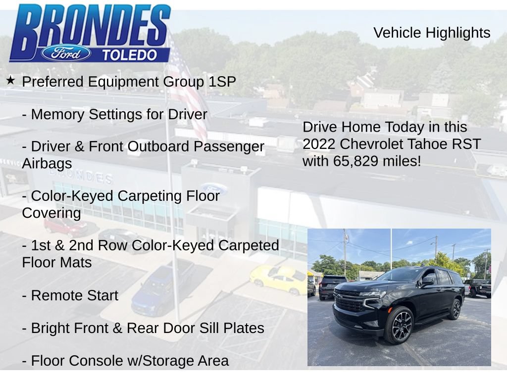 Used 2022 Chevrolet Tahoe RST w/ Luxury Package AWD/4WD image 5