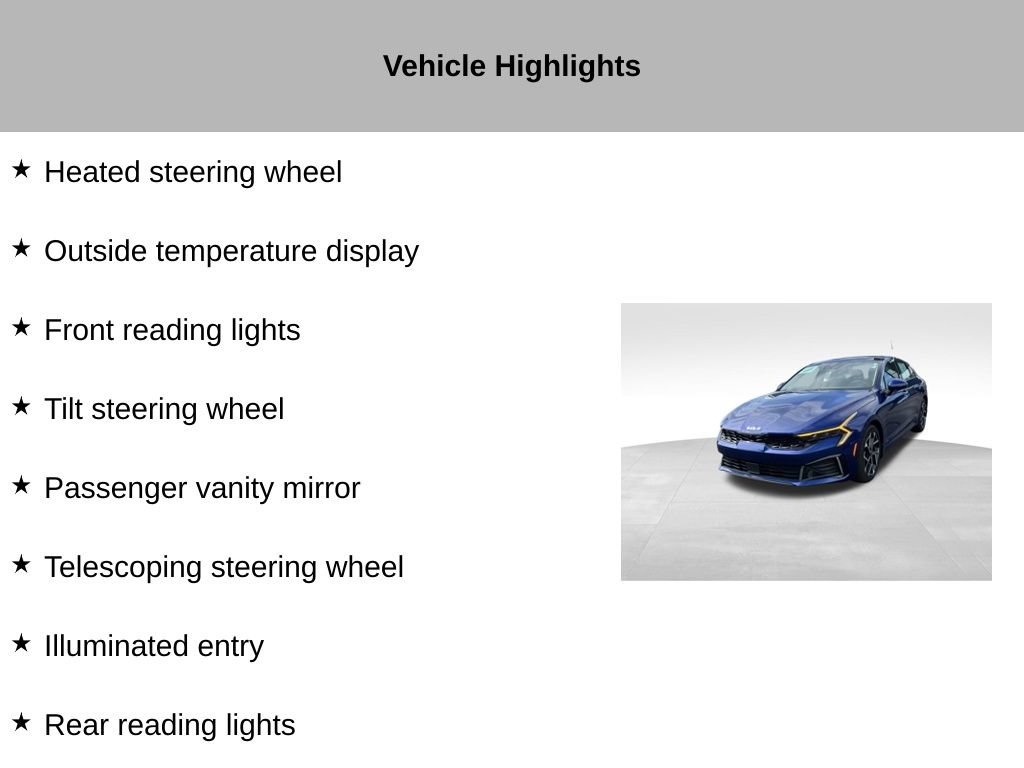 Certified 2025 Kia K5 EX FWD image 55