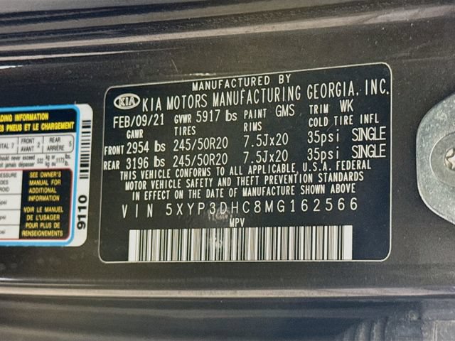 Used 2021 Kia Telluride EX w/ EX Premium Package AWD/4WD image 37