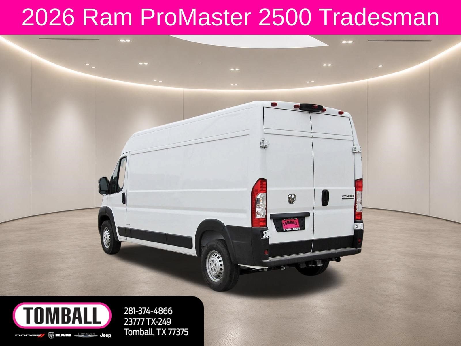 New 2026 RAM ProMaster 2500 w/ Power Group FWD image 5