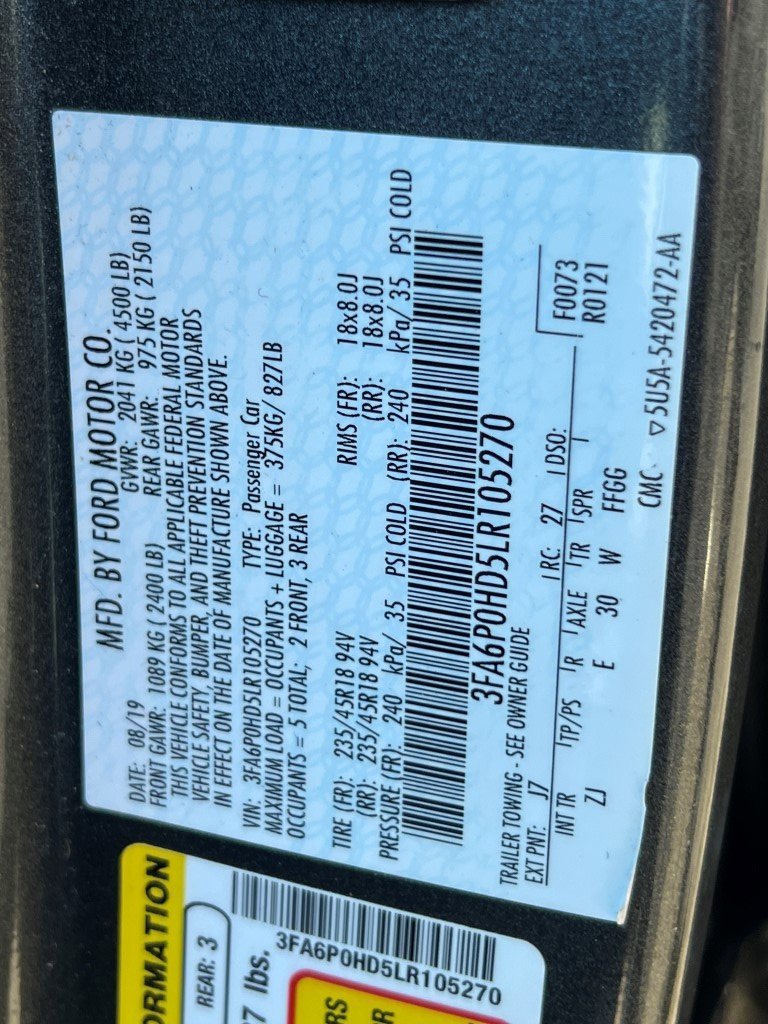 Used 2020 Ford Fusion SE w/ Equipment Group 151A image 23