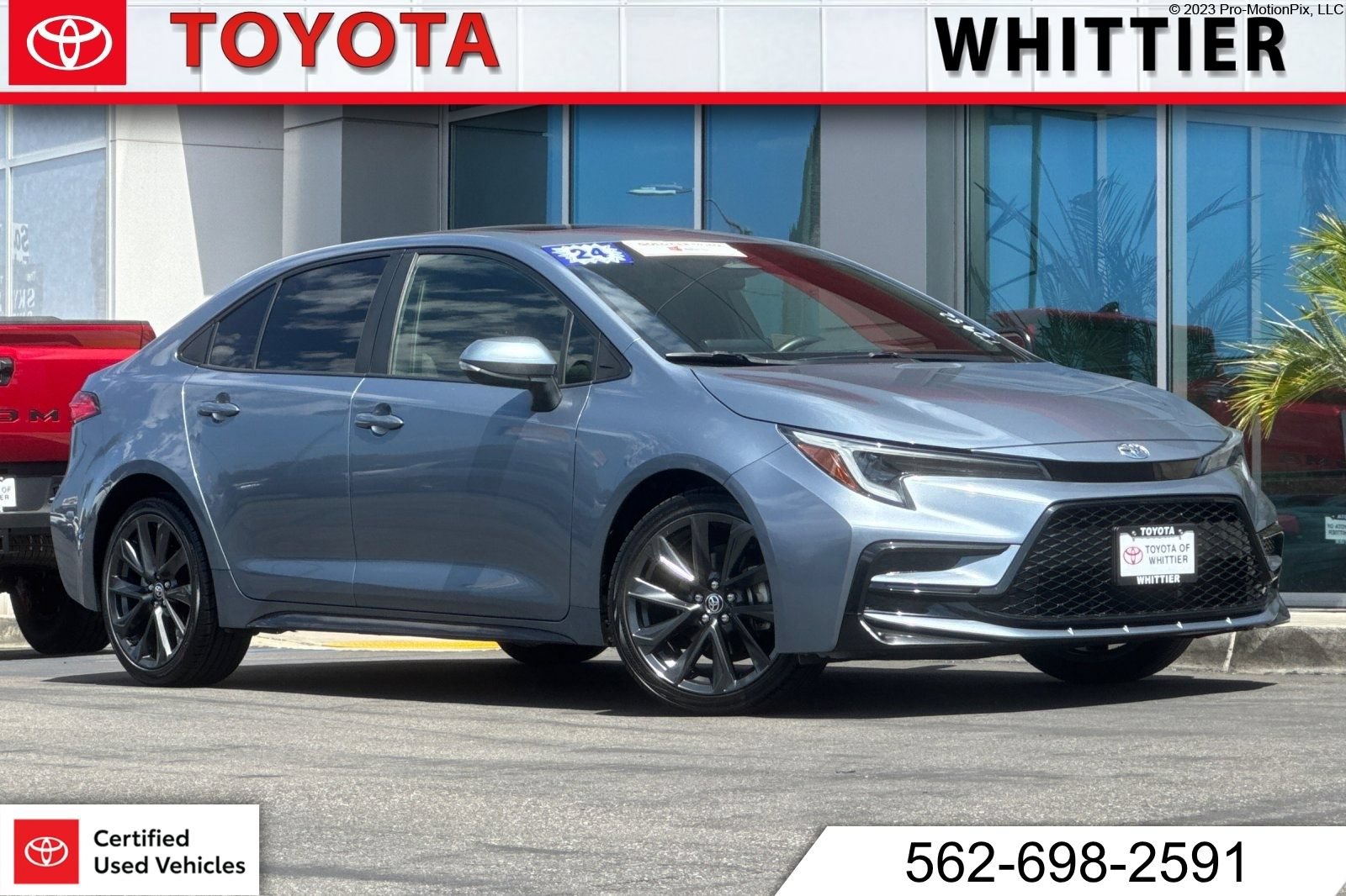 Certified 2024 Toyota Corolla SE w/ SE Premium Package FWD image 1