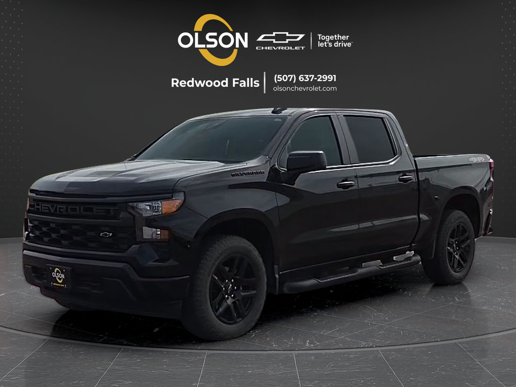 Used 2024 Chevrolet Silverado 1500 Custom w/ Turbomax Blackout Package