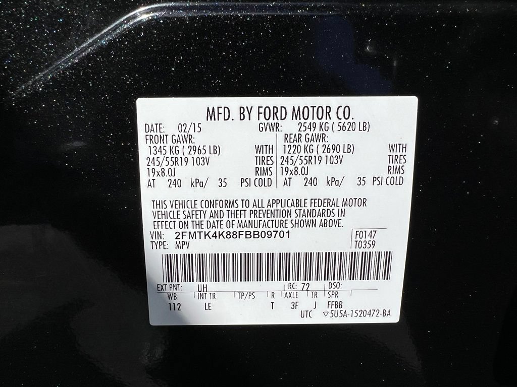 Used 2015 Ford Edge Titanium AWD/4WD image 46