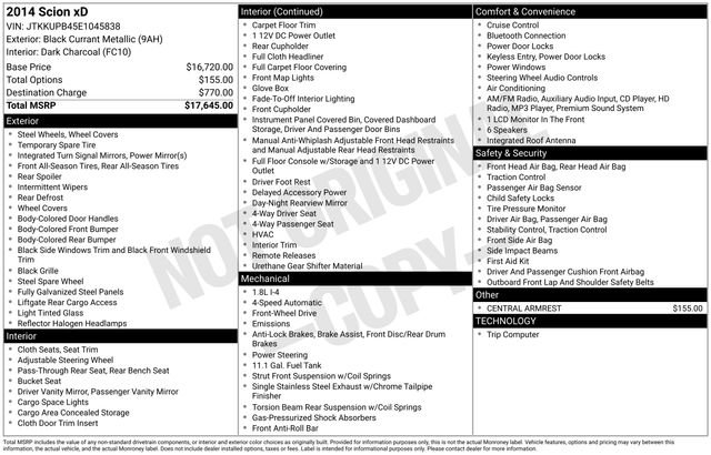 Used 2014 Scion xD image 36