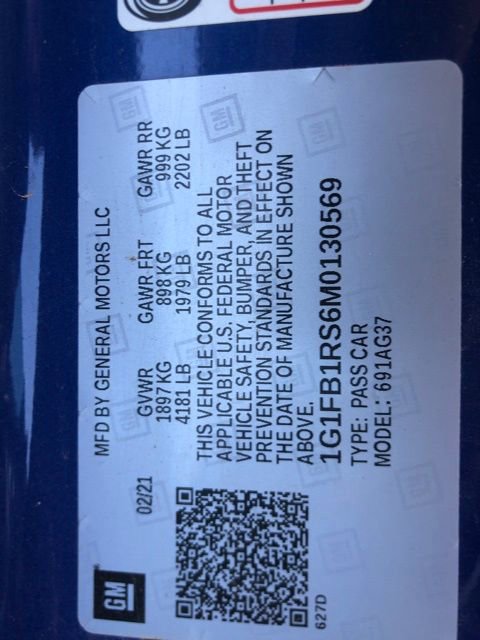 Used 2021 Chevrolet Camaro LT w/ Technology Package image 24