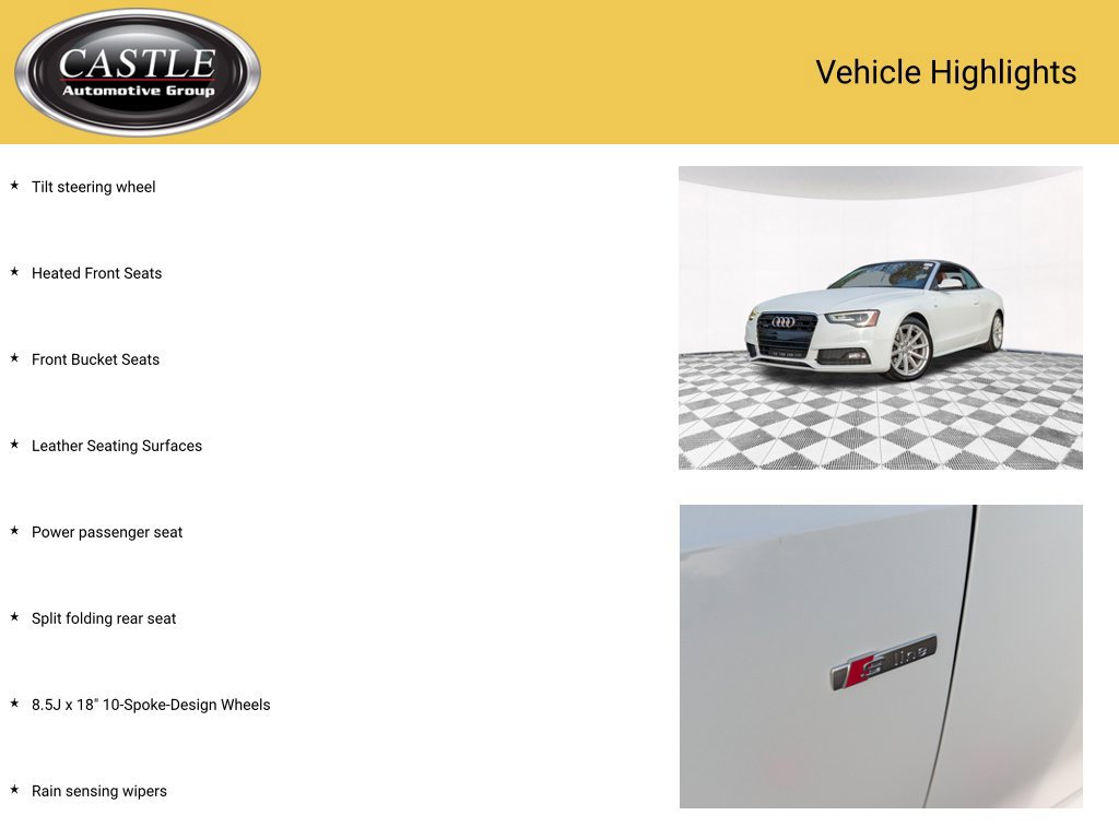 Used 2015 Audi A5 2.0T Premium Plus w/ Technology Package AWD/4WD image 10