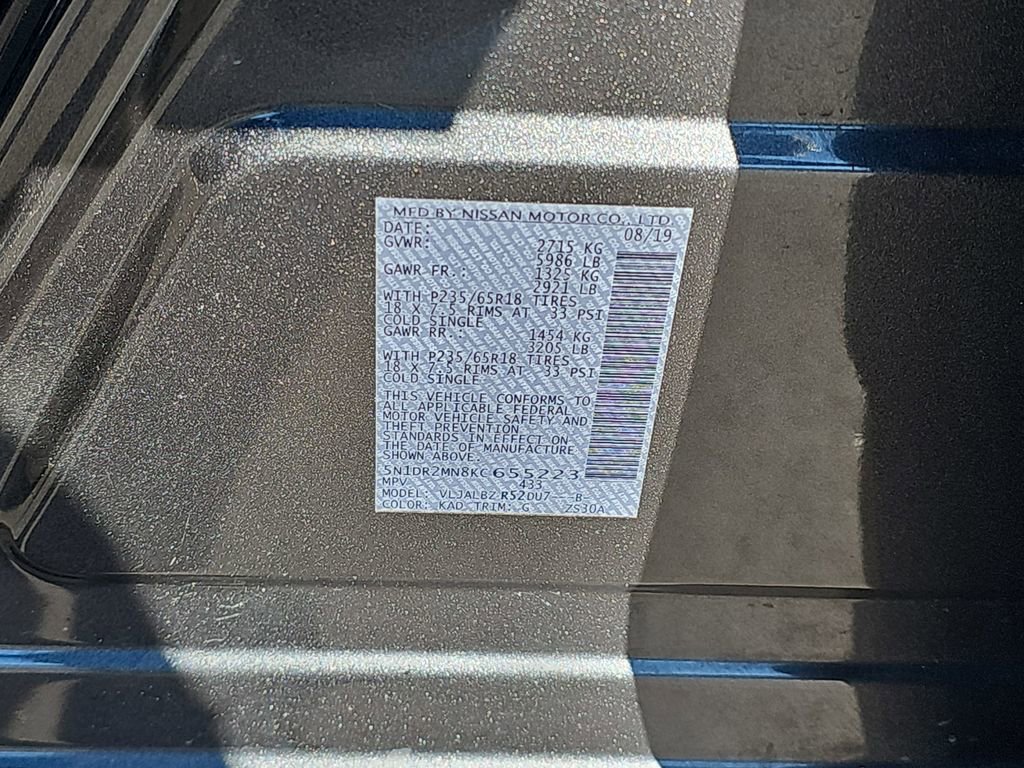 Used 2019 Nissan Pathfinder S image 37