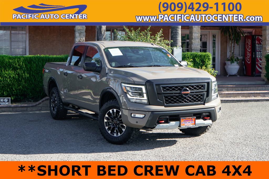 Used 2021 Nissan Titan PRO-4X w/ Pro-4x Utility Package AWD/4WD image 1