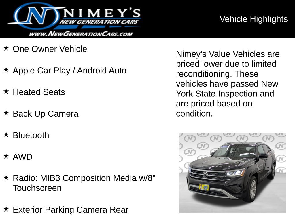 Used 2022 Volkswagen Atlas Cross Sport SE AWD/4WD image 5