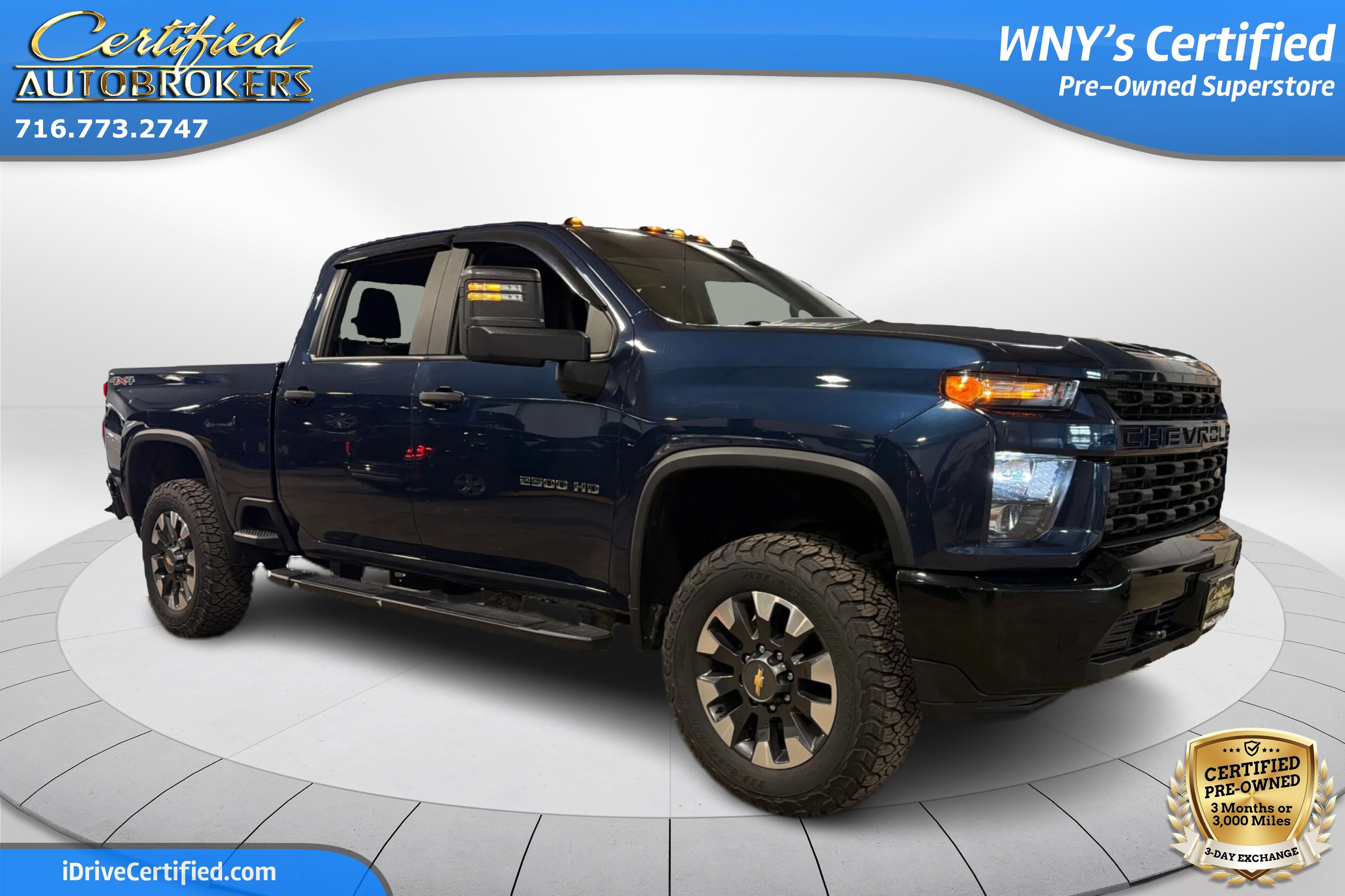 Used 2021 Chevrolet Silverado 2500 Custom w/ Custom Value Package AWD/4WD image 3