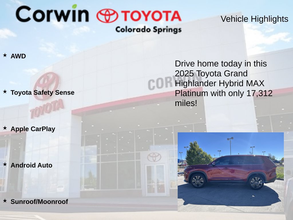 Used 2025 Toyota Grand Highlander AWD Hybrid image 7