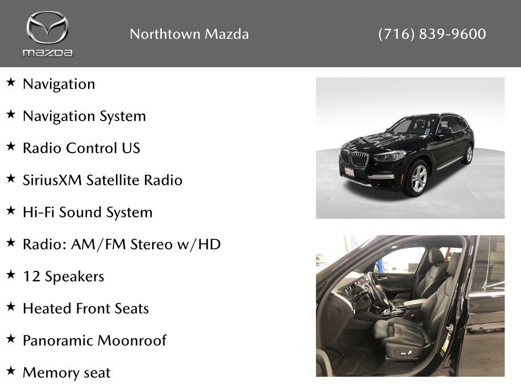 Used 2021 BMW X3 xDrive30i AWD/4WD image 2