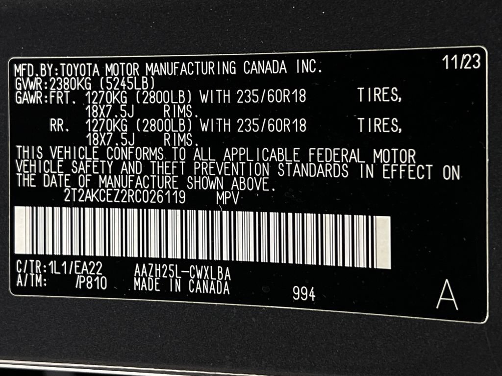 Certified 2024 Lexus NX 350h AWD w/ Cold Area Package image 23