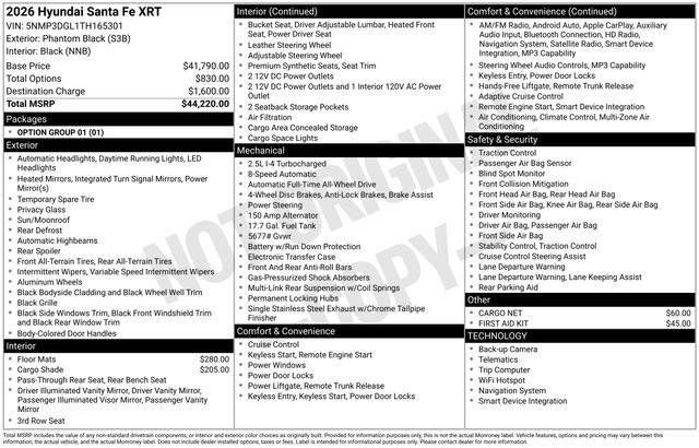 New 2026 Hyundai Santa Fe XRT AWD/4WD image 34