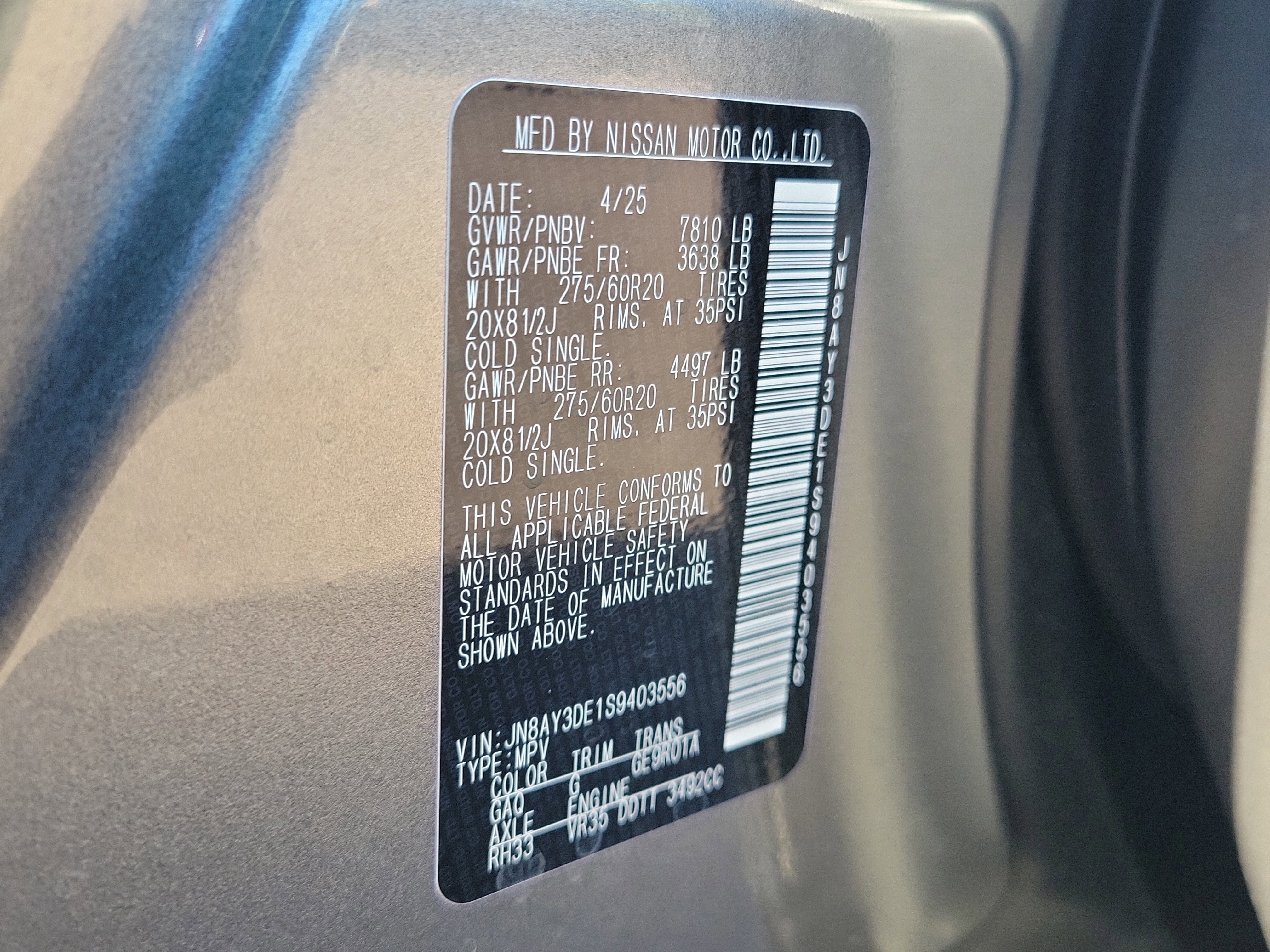 New 2025 Nissan Armada PRO-4X image 37