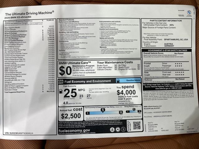New 2026 BMW X5 xDrive40i w/ Executive Package image 23